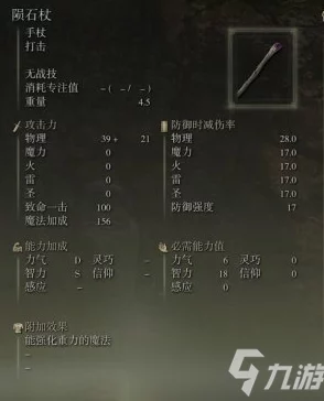 《艾尔登法环》辉石魔法最佳搭档：精选高效能法杖深度探索与推荐