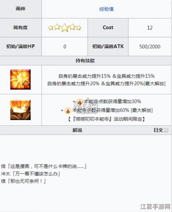 FGO 2.1章新五星礼装'艳阳炽焰'全面评测：技能效果与实战应用策略指南